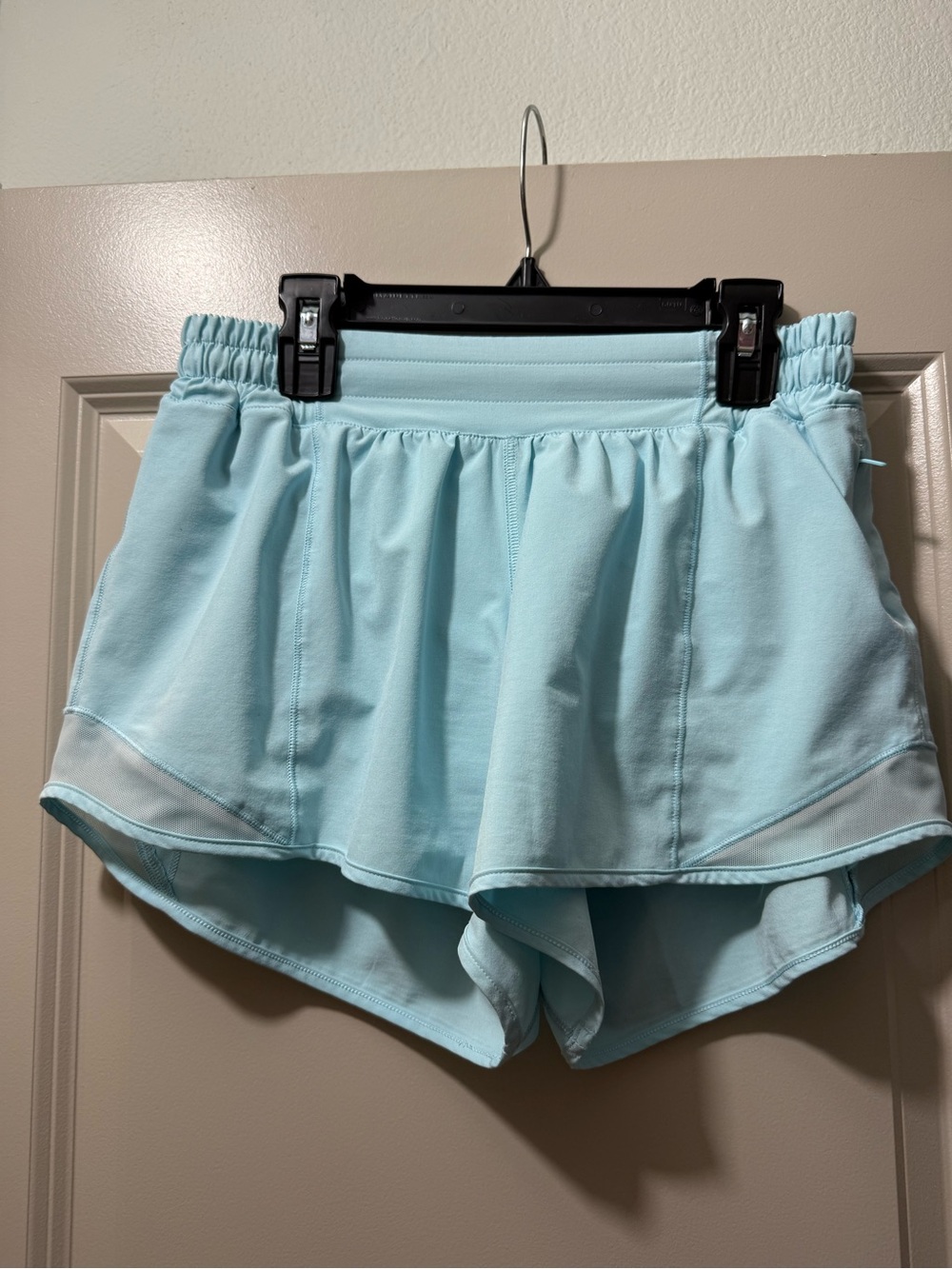 LULULEMON Light Aqua/Blue Women's Athletic Shorts